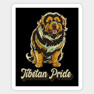 More Than a Dog, a Symbol: The Tibetan Mastiff Tee Magnet